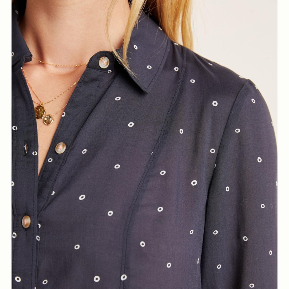 NWOT Maeve Monika button down tunic Anthropologie - Picture 4 of 13